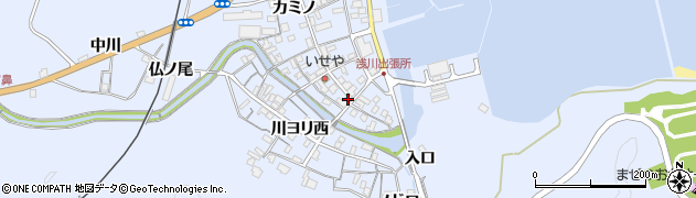 徳島県海部郡海陽町浅川川ヨリ東107周辺の地図