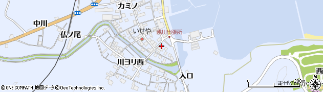 徳島県海部郡海陽町浅川川ヨリ東50周辺の地図