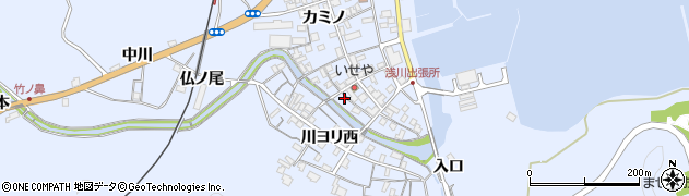 徳島県海部郡海陽町浅川川ヨリ東94周辺の地図