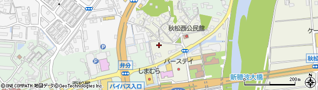 福岡県飯塚市秋松675周辺の地図