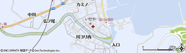 徳島県海部郡海陽町浅川川ヨリ東108周辺の地図