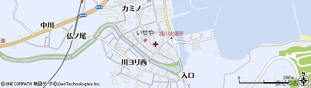 徳島県海部郡海陽町浅川川ヨリ東47周辺の地図