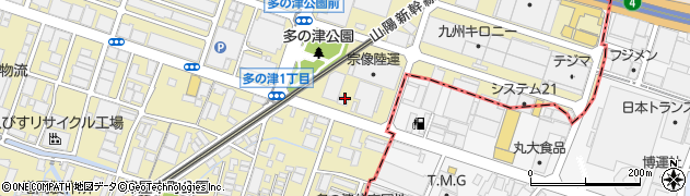 日本澱粉工業株式会社　福岡配送センター周辺の地図