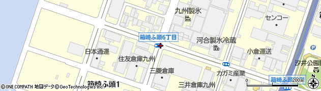箱崎ふ頭６周辺の地図