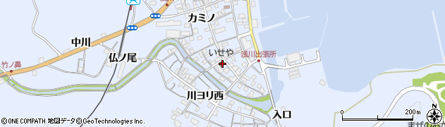 徳島県海部郡海陽町浅川川ヨリ東109周辺の地図
