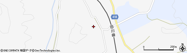 福岡県赤村（田川郡）小内田周辺の地図