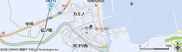 徳島県海部郡海陽町浅川川ヨリ東25周辺の地図