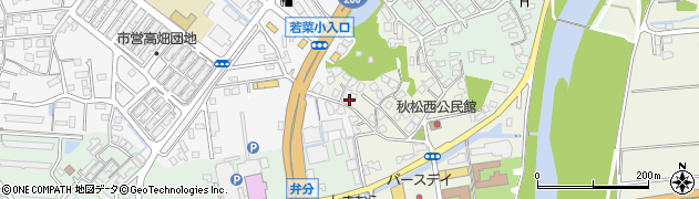 福岡県飯塚市秋松670周辺の地図