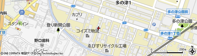 株式会社筑豊商会　博多支店周辺の地図