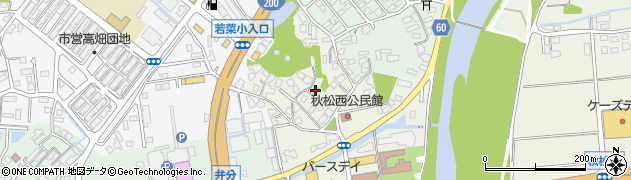 福岡県飯塚市秋松626周辺の地図