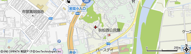 福岡県飯塚市秋松635周辺の地図
