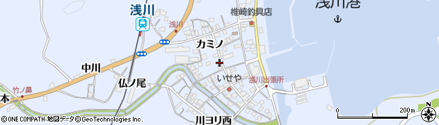 徳島県海部郡海陽町浅川川ヨリ東118周辺の地図
