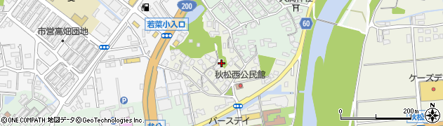 福岡県飯塚市秋松624周辺の地図