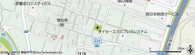 江辻公園周辺の地図