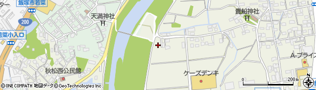 福岡県飯塚市秋松561周辺の地図