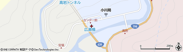 ＪＡ高知県吾北周辺の地図