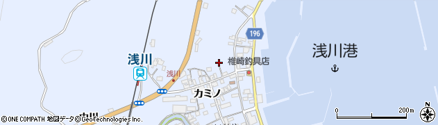 徳島県海陽町（海部郡）浅川（イナ）周辺の地図