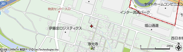 福岡県糟屋郡粕屋町江辻周辺の地図