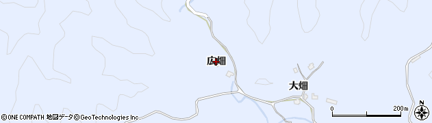 徳島県海陽町（海部郡）浅川（広畑）周辺の地図