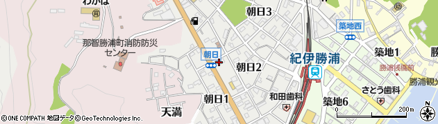 木原造林株式会社　勝浦事業所周辺の地図