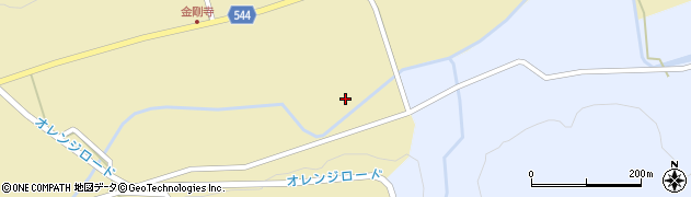 来浦川周辺の地図