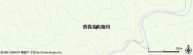 高知県香南市香我美町撫川周辺の地図