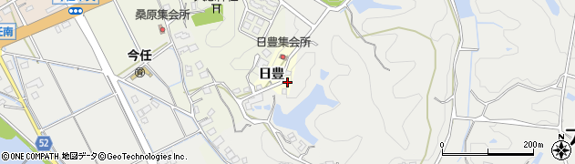 福岡県大任町（田川郡）日豊周辺の地図