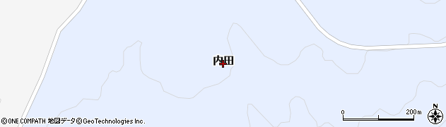 福岡県赤村（田川郡）内田周辺の地図