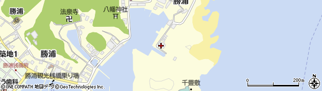 勝浦船渠株式会社周辺の地図