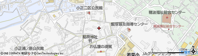 福岡県飯塚市小正周辺の地図