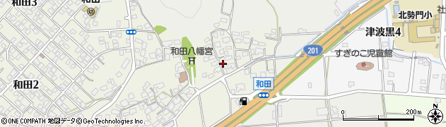 福岡県糟屋郡篠栗町和田1丁目周辺の地図