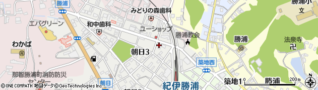 トヨタレンタリース和歌山勝浦店周辺の地図