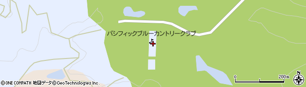 パシフィックブルーカントリークラブ周辺の地図