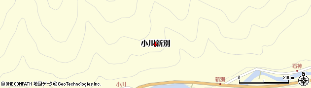 高知県いの町（吾川郡）小川新別周辺の地図