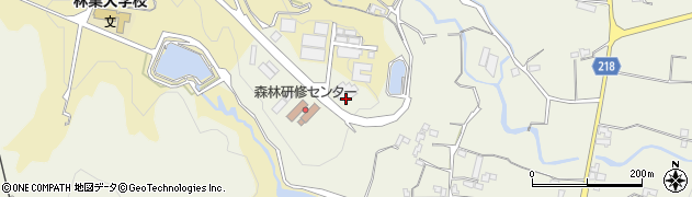 高知県森林総合センター　森林技術センター周辺の地図