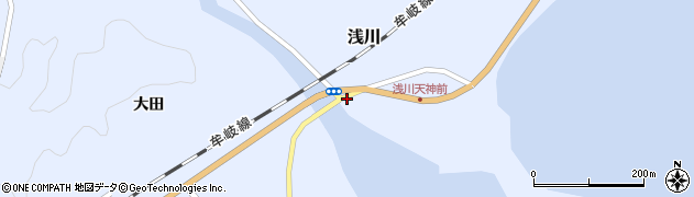 徳島県海部郡海陽町浅川3周辺の地図