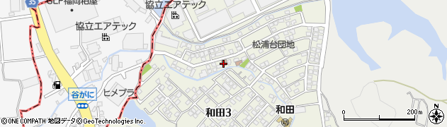 松浦台簡易郵便局周辺の地図