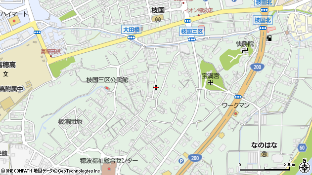 〒820-0081 福岡県飯塚市枝国の地図