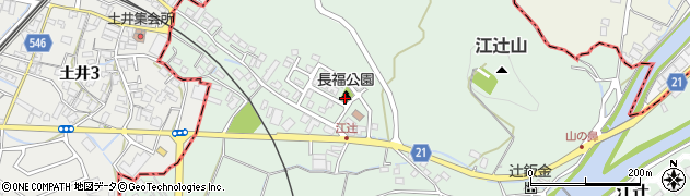 長福公園周辺の地図