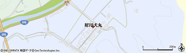 福岡県みやこ町（京都郡）犀川犬丸周辺の地図