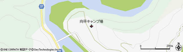 向平キャンプ村周辺の地図
