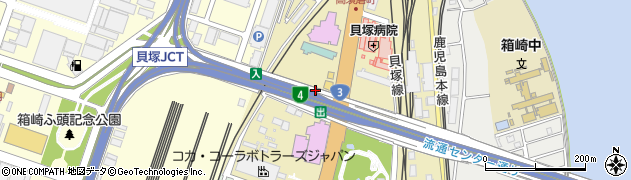 福岡県福岡市東区箱崎7丁目周辺の地図