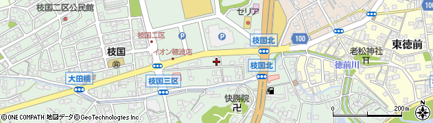 飯塚信用金庫枝国支店周辺の地図