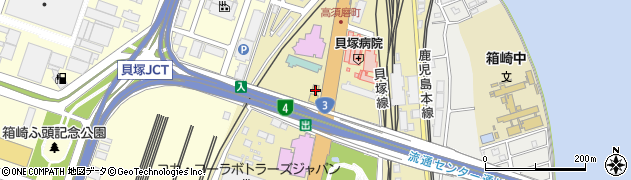まいどおおきに食堂福岡貝塚食堂周辺の地図