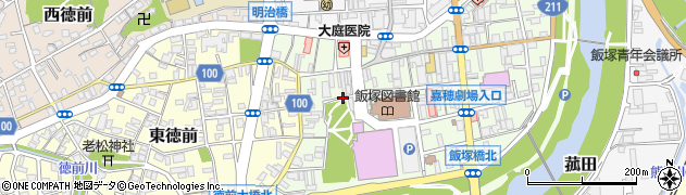 福岡県飯塚市飯塚周辺の地図