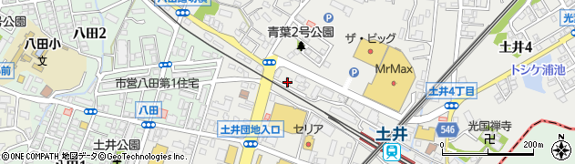 さくらデイサービスLife福岡東周辺の地図