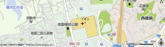 株式会社湖月堂　イオン穂波店周辺の地図