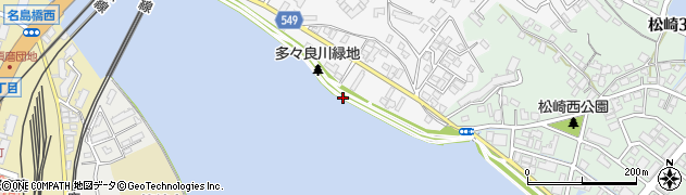 名島渡場公園周辺の地図