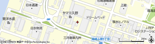 山九株式会社　福岡支店船舶代理店周辺の地図
