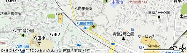青葉岩田公園周辺の地図